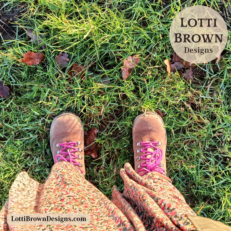 Artist walking slowly through winter fields, finding inspiration for nature art